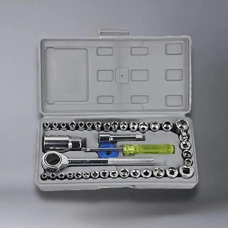 Screwdriver Tool Kit-Multipurpose 40 in 1 Screwdriver Socket Set and Bit Tool Kit Set