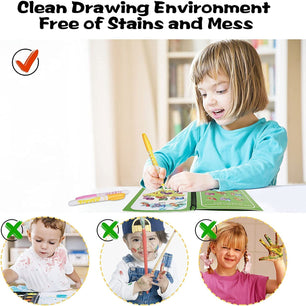 Reusable Magic Water Painting Book