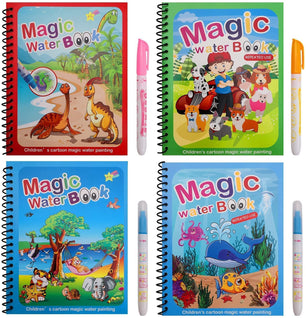 Reusable Magic Water Painting Book